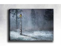 Bonamaison Peinture sur toile, multicolore, 40 x 60 cm - Conçu et fabriqué en Turquie