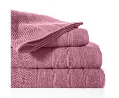 Design91 Serviette éponge 100% Coton Violet 70 x 140 cm