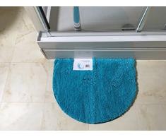 Cazsplash Tapis de Douche, Bleu Sarcelle, 60cm x 45cm