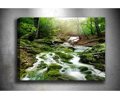 Bonamaison Peinture sur toile, multicolore, 30 x 40 cm - ConÃ§u et fabriquÃ© en Turquie