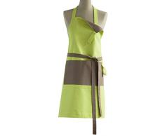 Coucke - Recto Verso - Tablier Réversible Coton Kiwi/Truffe