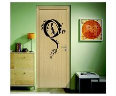 TATOUTEX Stickers Dragon Chinois - Violet, L 50cm x H 80cm