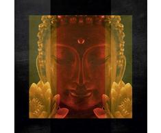 Scenolia Tableau dÃ©coration Murale Buddha 90 x 90 cm | dÃ©co Design imprimÃ©e en France