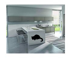 TATOUTEX 3613247510040 Sticker Mural, Turquoise, L 90cm x H 60cm