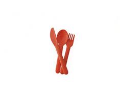 BIOBU by eKOBO 34352 bambino trio service de couverts pour enfant orange