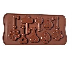 silikomart 22.133.77.0065 Moule en Silicone, Forme Clés, Marron, 2 x 10,5 x 21,5 cm