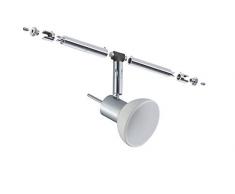 Paulmann 94131 SystÃ¨me de cÃ¢bles Spots Sheela, max. 1x10W, GU5,3 Chrome mat/Opale, 12V, MÃ©tal/verre