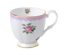 Royal Albert Candy Love Lilas Tasse, Porcelaine, Multicolore, 0,3Â l