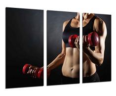 Tableau Moderne Photographique, Impression sur bois, Fitness, Gym, 97 x 62 cm, ref. 26384