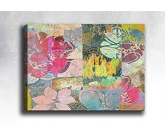 Bonamaison Peinture sur toile, multicolore, 70 x 100 cm - ConÃ§u et fabriquÃ© en Turquie