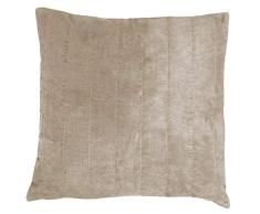 Charlotte Thomas Housse de Coussin rÃ©versible en suÃ©dine Beige 40 x 40 cm