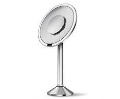 simplehuman, miroir à capteur pro, acier inoxydable brossé
