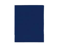 Essix - Housse de couette Royal Line Percale de Coton Bleu nuit 240 x 260 cm