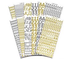 Peel Off Stickers Lettres et Chiffres CPD 1031, Stickers, Multicolore, 23Â x 10Â x 1Â cm