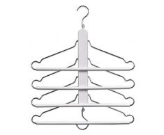 Zeller 17164 Cintre Multiples, HÃªtre, Blanc, 41 x 40 x 3,5 cm