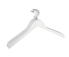 Wenko 64015100 Cintre galbÃ© Blanca, Bois, Blanc, 46x23x5,5 cm