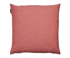 LINUM Pepper Housse de Coussin, Coton, Rouge Corail, 60 x 60 cm