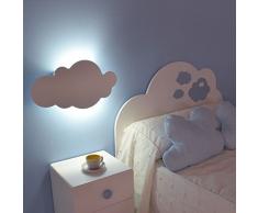 Applique murale nuage blanc