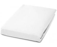 Le linge de Jules Drap Plat 180x290 100% Coton 57 Fils Blanc