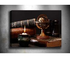 Bonamaison Peinture sur toile, multicolore, 70 x 100 cm - ConÃ§u et fabriquÃ© en Turquie