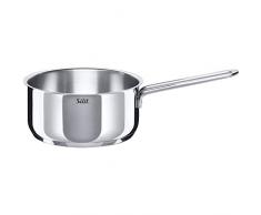 Silit 2104194828 Casserole sans couvercle, Acier Inoxydable, Argent, 1.4 L