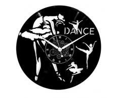 Instant Karma Clocks Horloge Murale en Vinyle Idée Cadeau Vintage Faite à la Main Bal Sage Danse Classique Ballerines