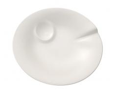 Villeroy & Boch 1041718466 Ensemble de 2 Assiettes à Spaghettis, Porcelaine, Blanc, 30,7 x 26,3 x 5,7 cm