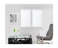 Soleil docre Kiel Brise bise, Voile, Polyester, Blanc, 60 x 120 cm