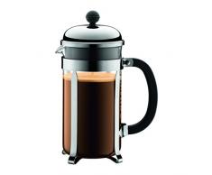 BODUM - 1928-16-10 - Chambord - CafetiÃ¨re Ã Piston, 8 Tasses - 1.0 L - PC Incassable et Acier Inox