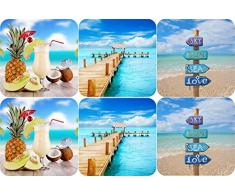 PAPILLON Dessous de Verre Absorbant, Paradis dimages