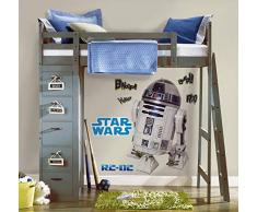RoomMates 539102 Star Wars R2D2 Autocollant GÃ©ant Repositionnable Blanc 0,01 x 59 x 91 cm