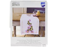 Vervaco Kit Chemin de Table aida Papillons