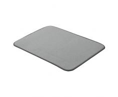 AmazonBasics Tapis dÃ©gouttoir - 47,7 x 60,9 cm - Gris anthracite, lot de 2