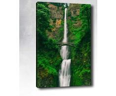 Bonamaison Peinture sur toile, multicolore, 70 x 100 cm - Conçu et fabriqué en Turquie