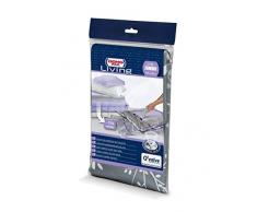 Living Domopak S/2 JUMBO Vide Poche Vide Plastique GRISS lot de 2
