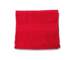 Soleil dOcre 431044 Serviette de Toilette Coton Rouge 50x90 cm