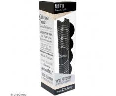 ScrapCooking 5254 Tapis pâtissier Silicone, Gris Anthracite, 60 x 43,5 x 0,2 cm