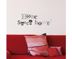 Stickers Tansfert Messages Home sweet home Nouvelles Images