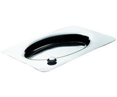 Bugatti 22-176 Acqua Plateau Ovale Profond Acier INOX Blanc 44 x 27 x 4 cm