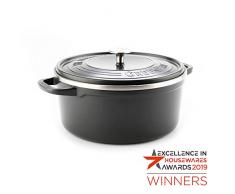 GreenPan CC002221-001 Céleste Cocotte, 6.6 liters, Gris