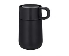 WMF Mug de Voyage Isotherme avec Fermeture Automatique et Ouverture Ã 360Â° pour Garder Les Boissons au Chaud Pendant 6 h et au Froid Pendant 12 h Noir 0,3 l