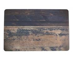 Villa dEste Home TivoliÂ 2413557 - Lot de 6 Sets de Table Bois Bleu- 28Â x 44Â x 1Â cm