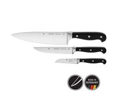 WMF 1894919992 Set de 3 Couteaux, Acier, Multicolore, 38 x 17,8 x 2,6 cm