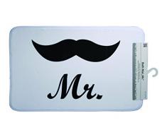 Moustache Tapis de Salle de Bain Mr