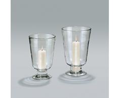 Lambert Gerona Photophore en Verre Transparent avec Accessoires en Cristal Transparent Taille Unique 36,5 D23 cm