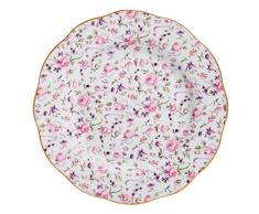 Royal Albert Assiette en Porcelaine Fine Vintage 20Â cm, Blanc