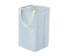 AmazonBasics Panier de rangement en tissu Cube haut Bleu poudré
