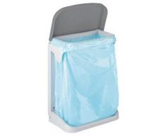 Meliconi Poubelle écologique Idéale pour positionnement sous Les éviers et tri sélectif, en Plastique, Couleur Blanc et Gris, 28 x 38 cm. Fabriqué en Italie.