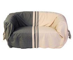 Fouta FutÃ©e JetÃ© de canapÃ© en Coton Sytle fouta, Multicolore, 300x200 cm