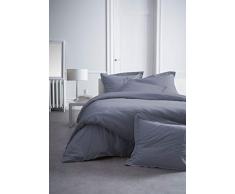 Today 017106 Premium Drap Housse Percale Coton Gris anthracite 140 x 190 cm